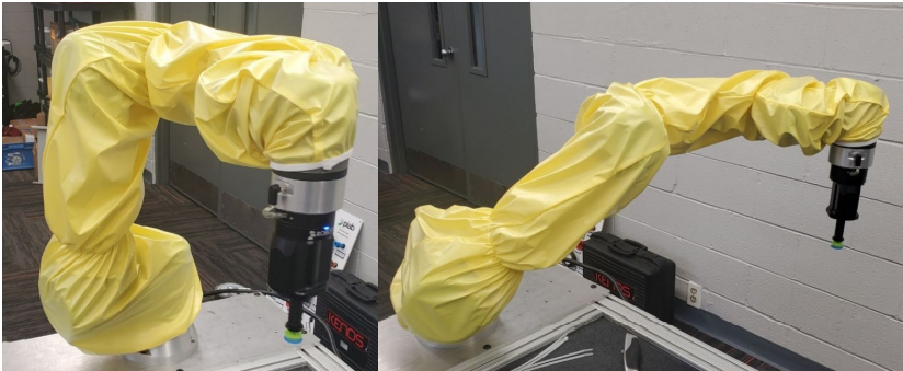 Robot antistatic protective clothing